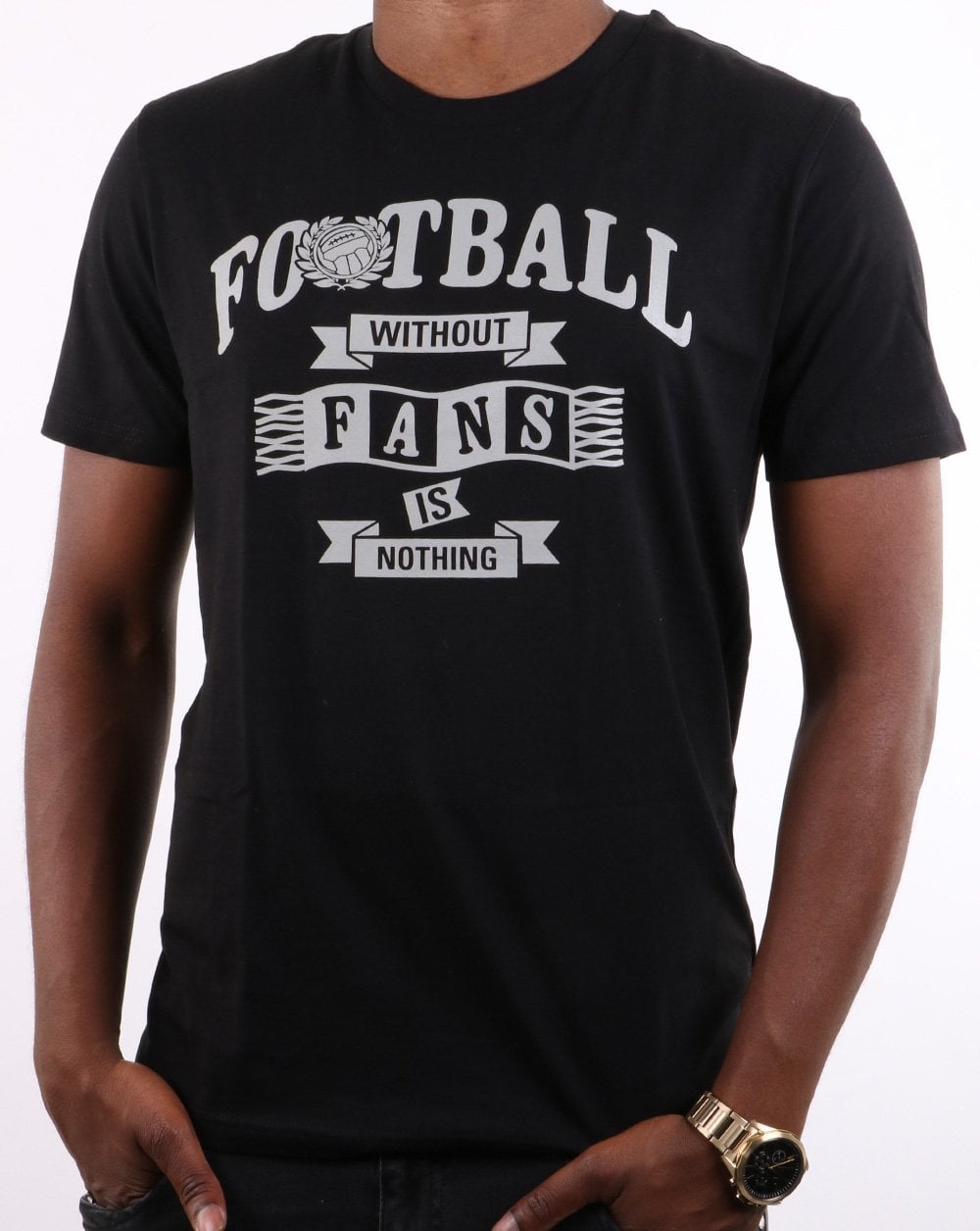 Football Without Fans T-shirt Black