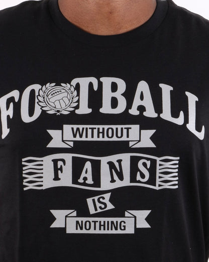 Football Without Fans T-shirt Black