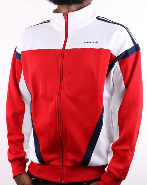 Adidas Originals Classics Track Top Scarlet Red/White