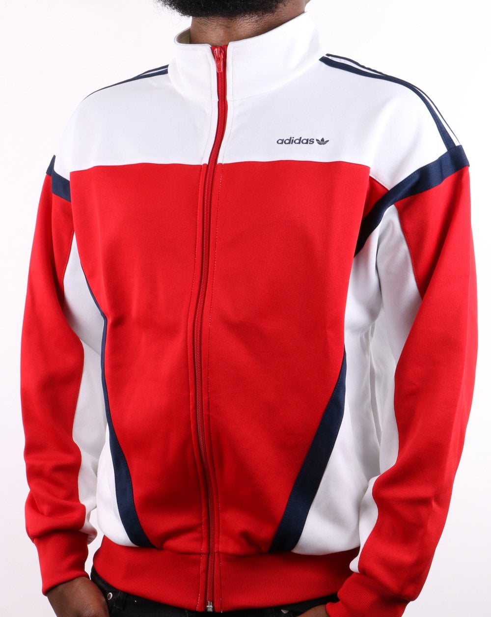 Adidas Originals Classics Track Top Scarlet Red/White