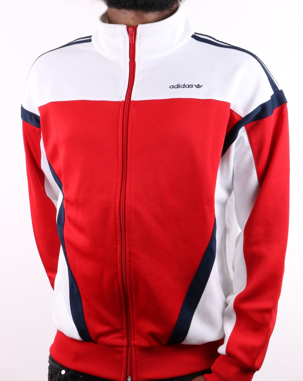 Adidas Originals Classics Track Top Scarlet Red/White