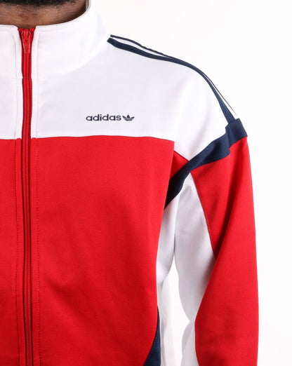 Adidas Originals Classics Track Top Scarlet Red/White