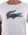 Lacoste Logo T-shirt Silver Chine/Navy