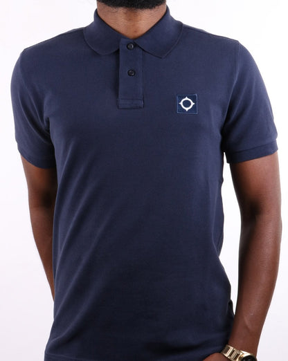 Ma.strum Ss Pique Polo True Navy