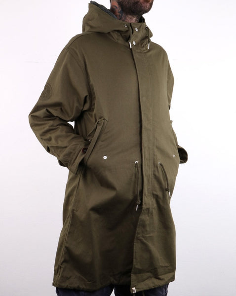 Pretty Green Lomas Parka Green