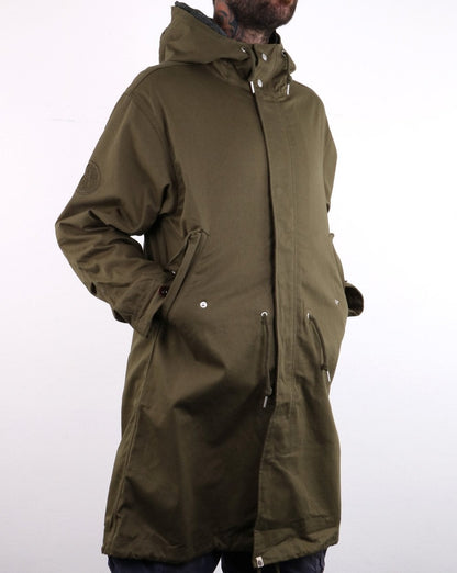 Pretty Green Lomas Parka Green