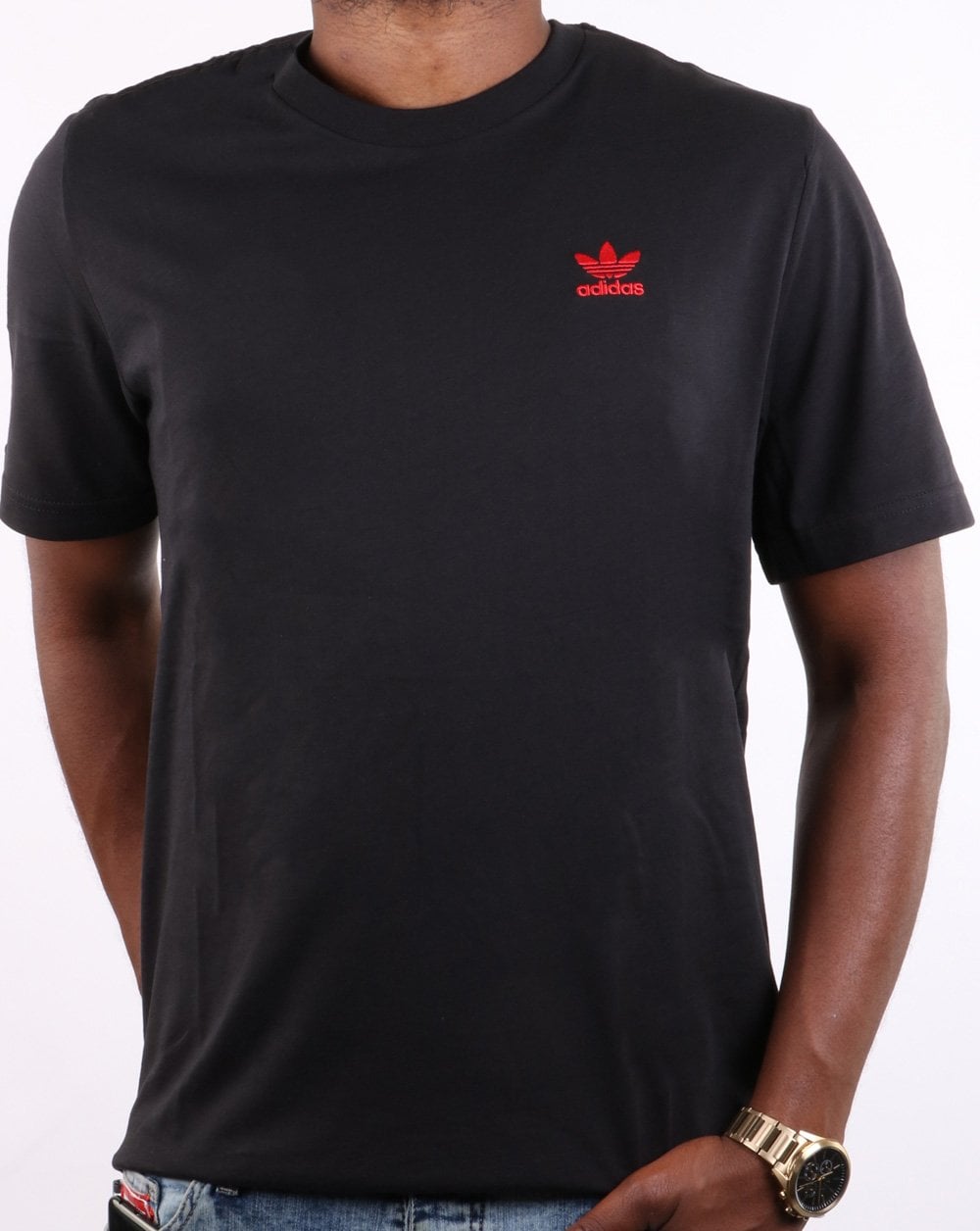 Adidas Originals T Shirt Black/red