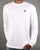Adidas Originals Trefoil Long Sleeve T Shirt White