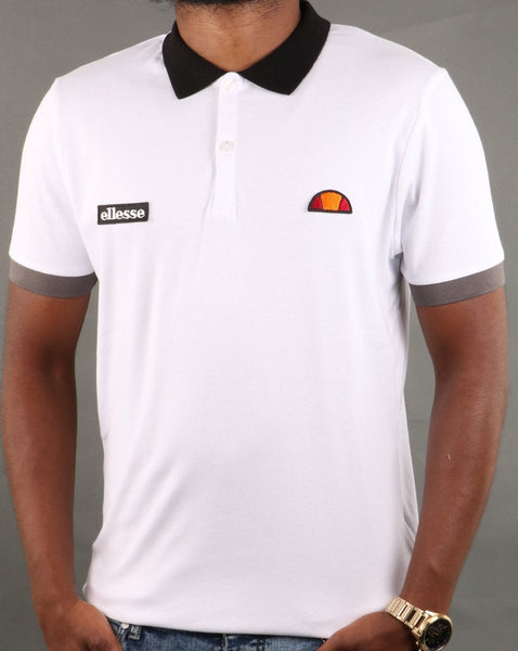 Ellesse Beretta Polo Shirt White