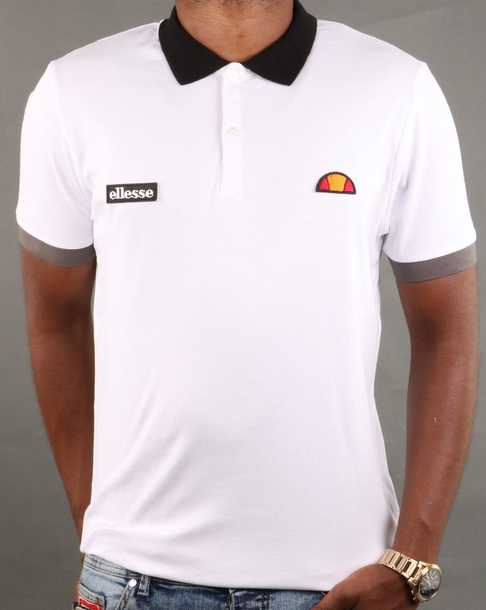 Ellesse Beretta Polo Shirt White