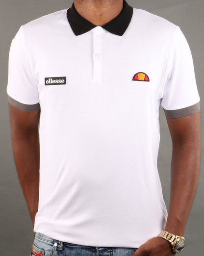 Ellesse Beretta Polo Shirt White