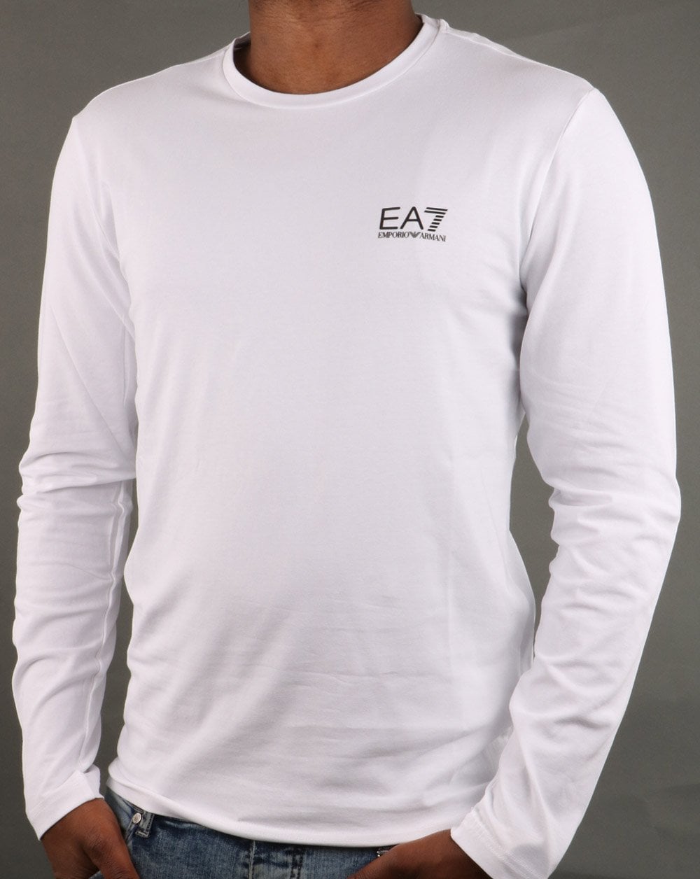 Emporio Armani EA7 Long Sleeve T-shirt White