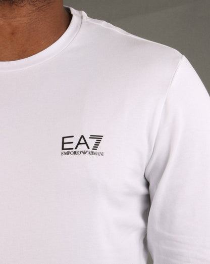 Emporio Armani EA7 Long Sleeve T-shirt White