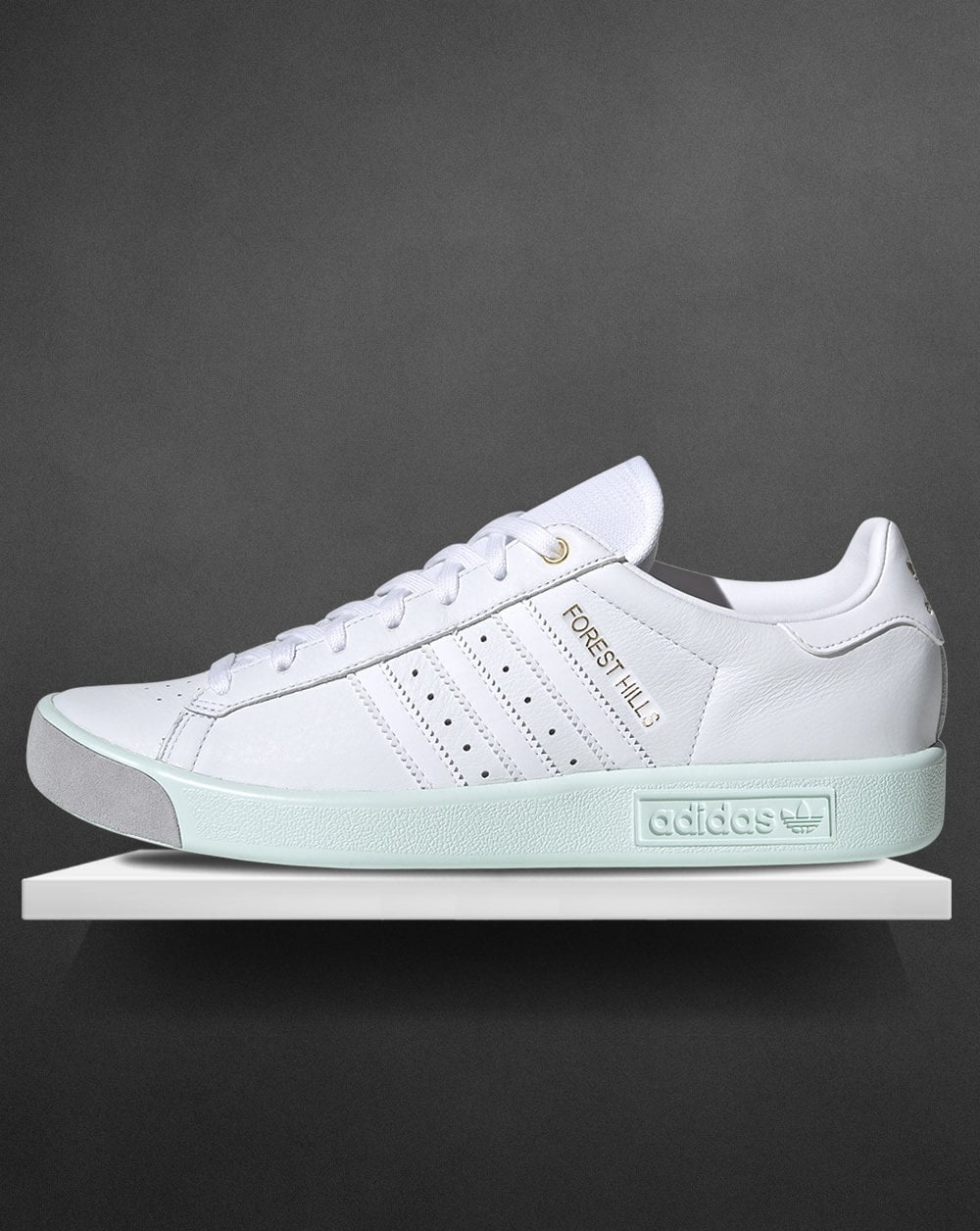 Adidas Forest Hills Trainers White/Soft Green