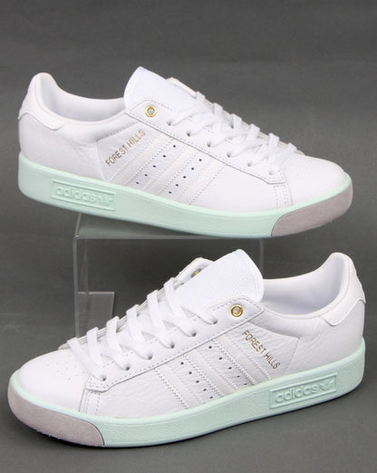 Adidas Forest Hills Trainers White/Soft Green