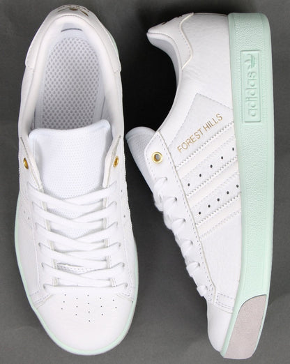 Adidas Forest Hills Trainers White/Soft Green