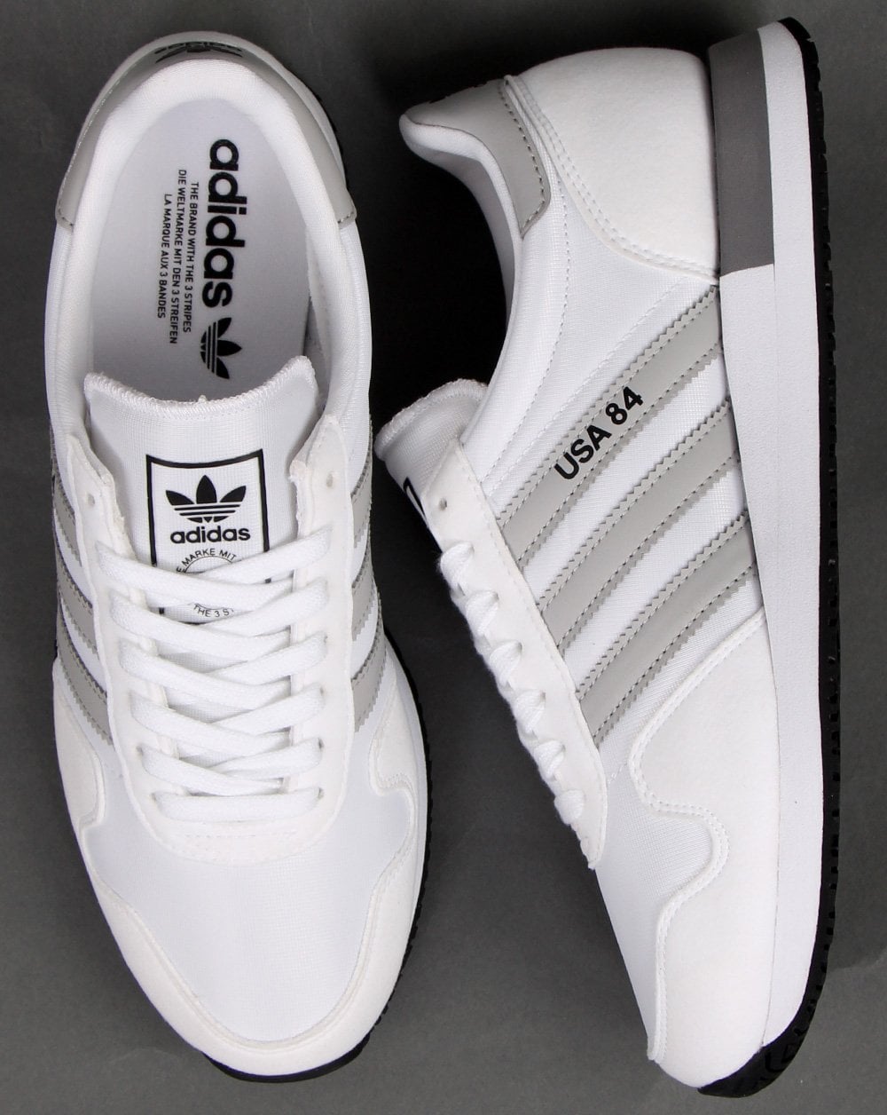 Adidas Usa 84 Trainers White/Grey