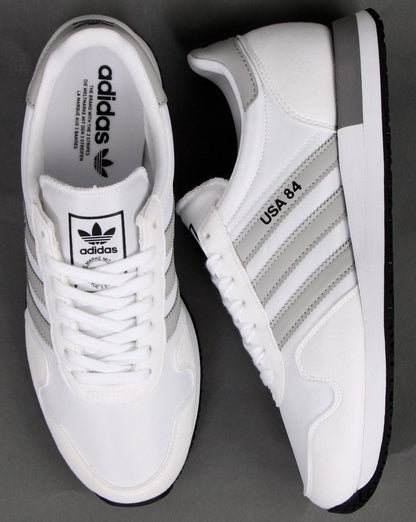 Adidas Usa 84 Trainers White/Grey