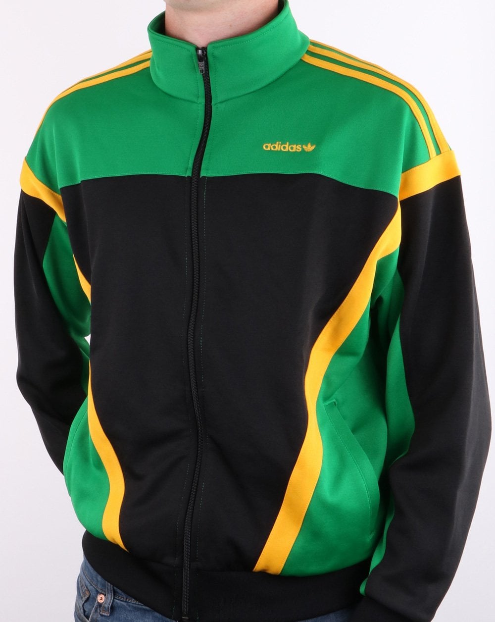 Adidas Originals Classics Track Top Black/green