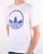 Adidas Originals Circle Trefoil T Shirt White/blue