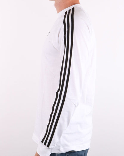 Adidas Originals 3 Stripes Long Sleeve Tee White/black
