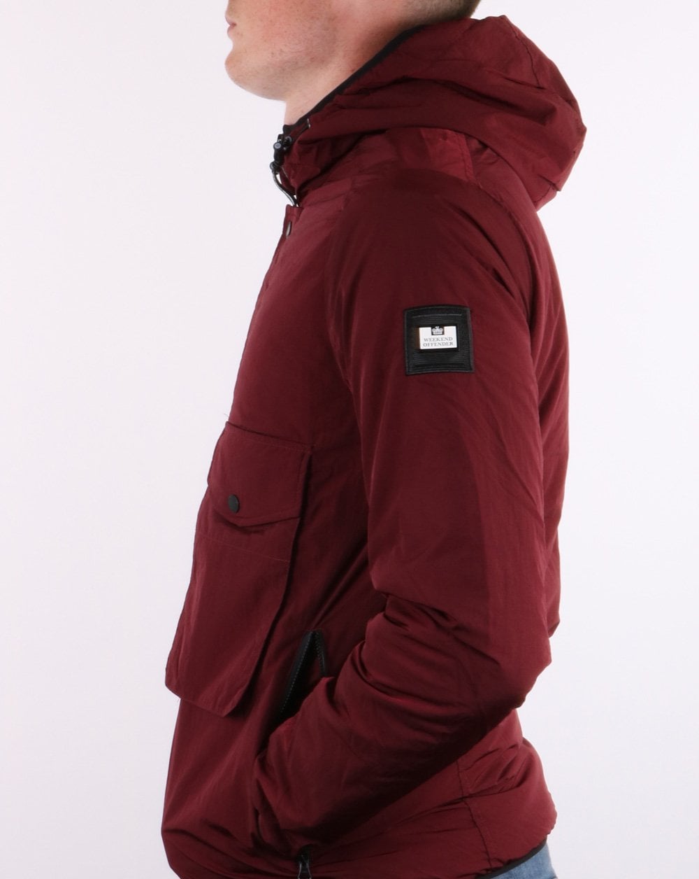 Weekend Offender Salinas Jacket Burgundy