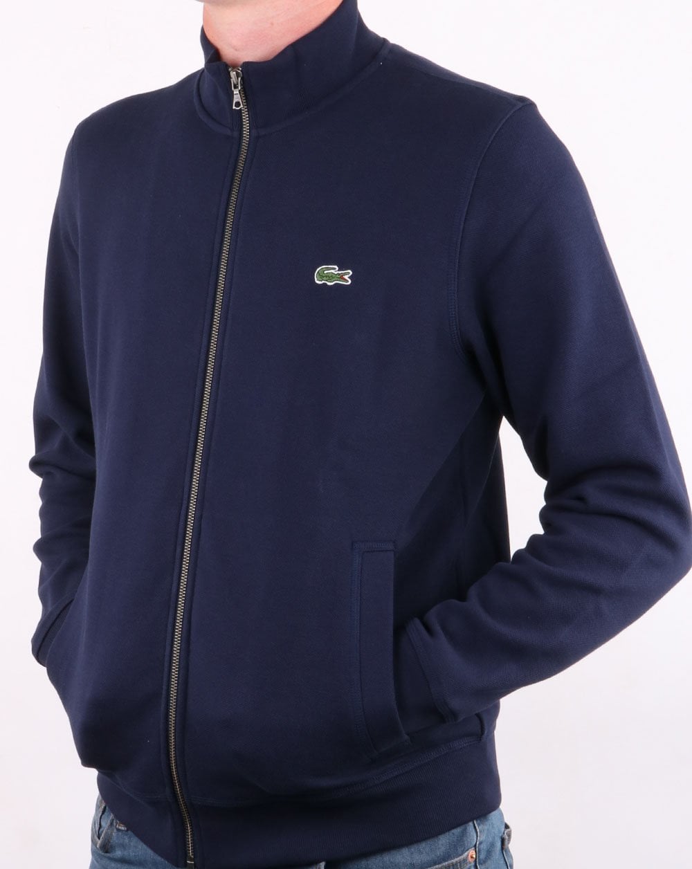 Lacoste Full Zip Track Jacket premium Navy