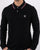 Pretty Green Barton Long Sleeve Polo Black