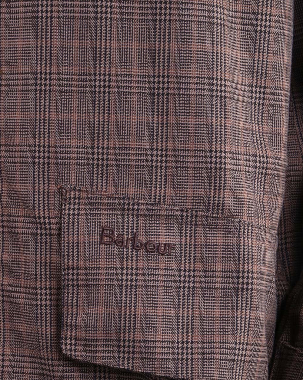 Barbour Audell Waterproof Jacket Brown