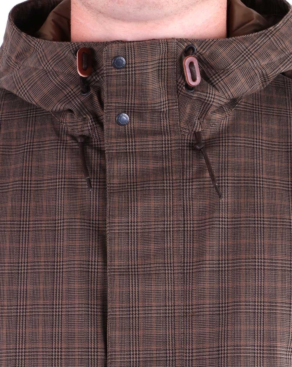 Barbour Audell Waterproof Jacket Brown