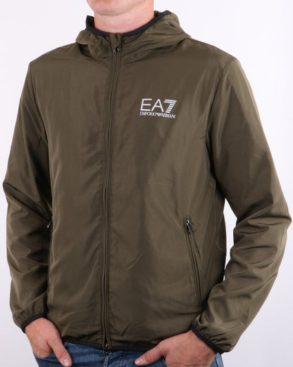 Emporio Armani EA7 Bomber Jacket Grape Leaf