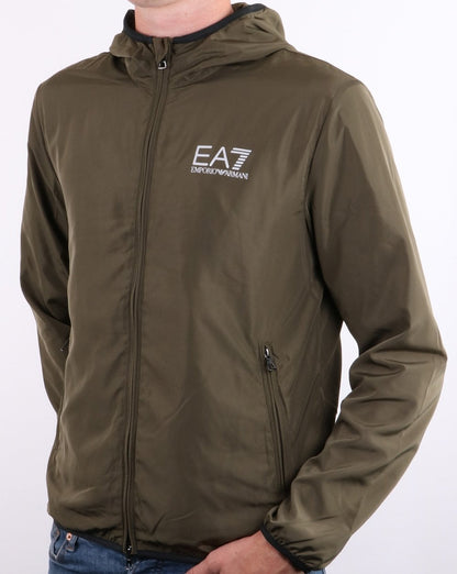 Emporio Armani EA7 Bomber Jacket Grape Leaf