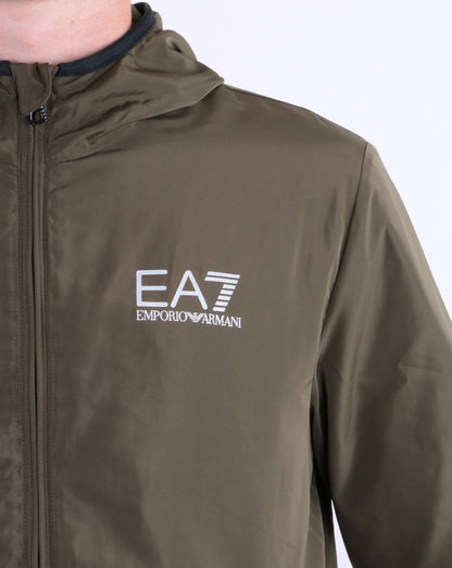 Emporio Armani EA7 Bomber Jacket Grape Leaf