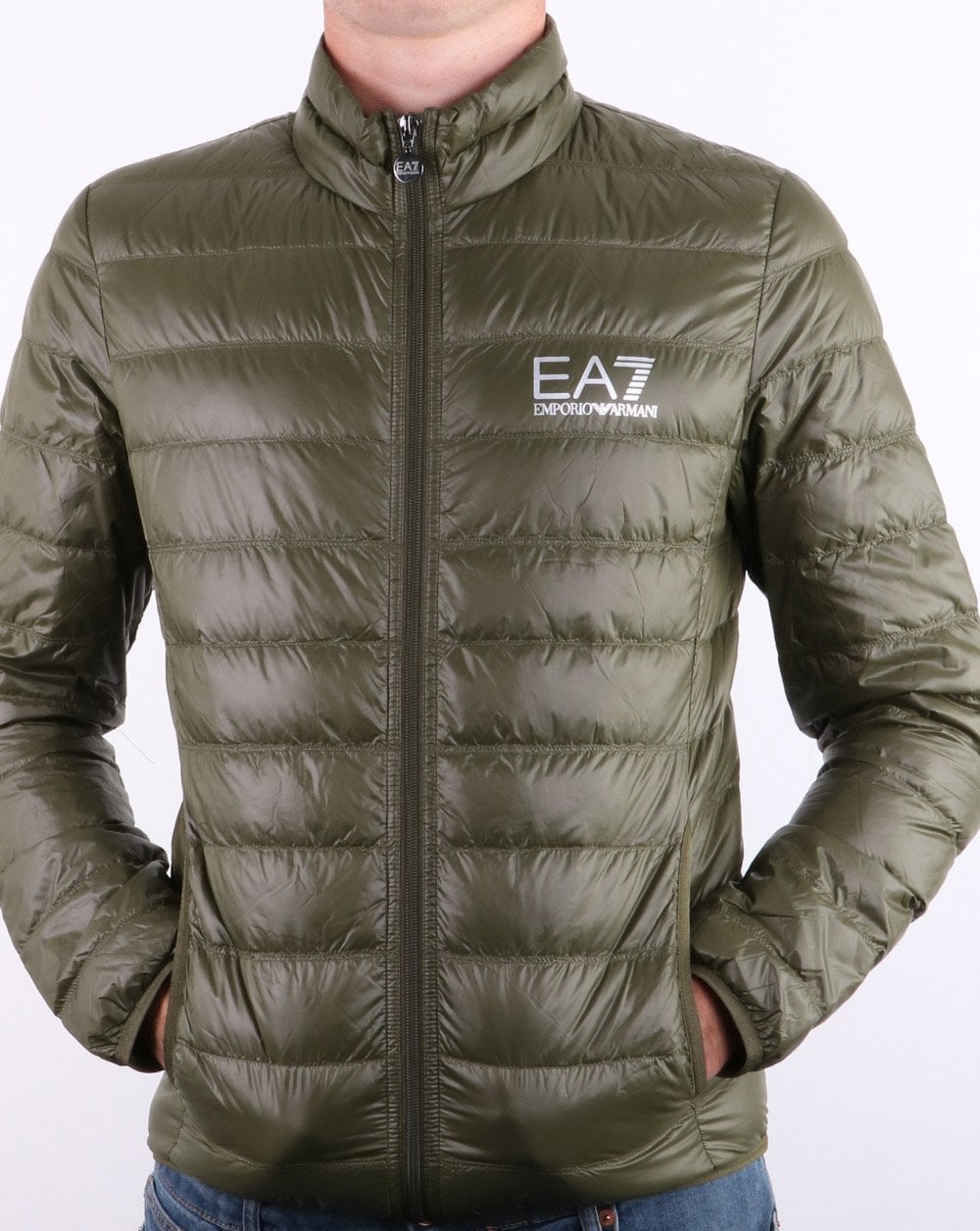 Emporio Armani EA7 Down Jacket Forest Night