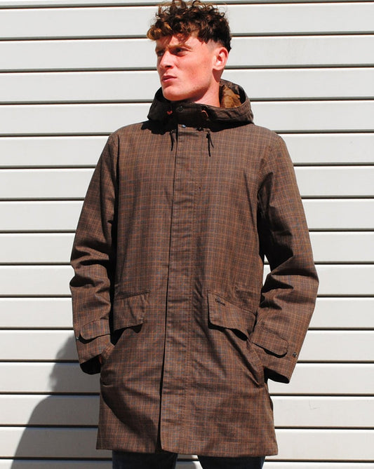 Barbour Barbour Audell Waterproof Jacket Brown