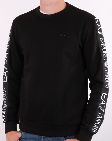 Emporio Armani EA7 Taping Sweatshirt Black