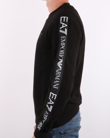 Emporio Armani EA7 Taping Sweatshirt Black