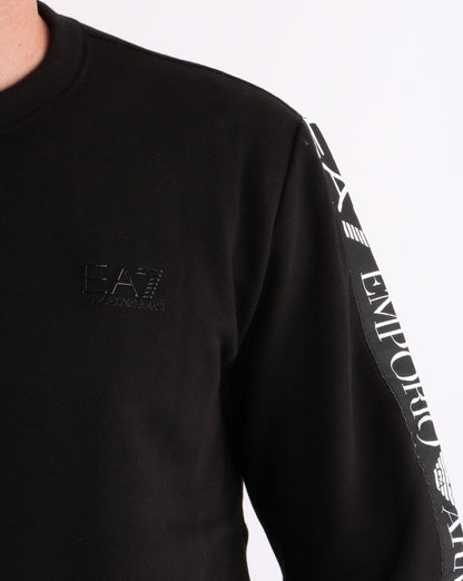 Emporio Armani EA7 Taping Sweatshirt Black