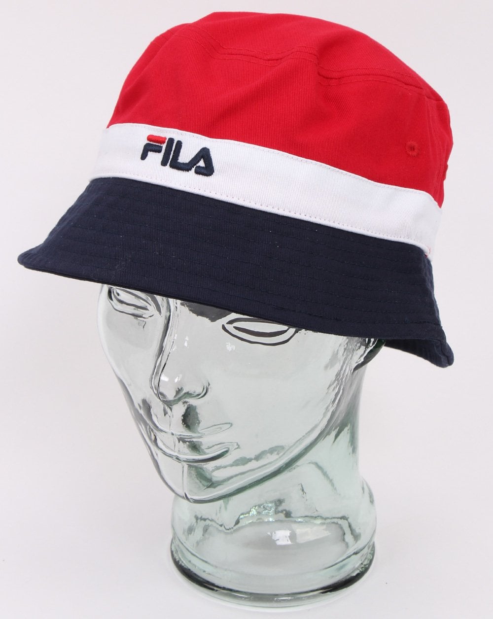 Fila Vintage Butler Bucket Hat Navy/White/Red