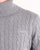 Gant Cable Knit Turtle Neck Grey Melange