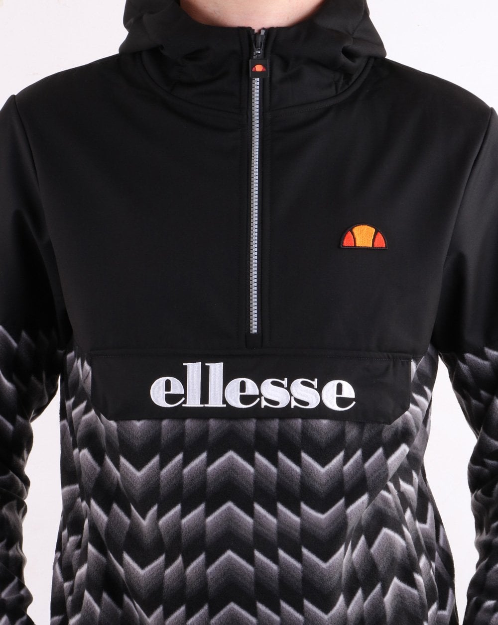 Ellesse Fleece Jacket Black/Grey