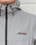 Ellesse Zip Up Reflective Jacket Silver Grey