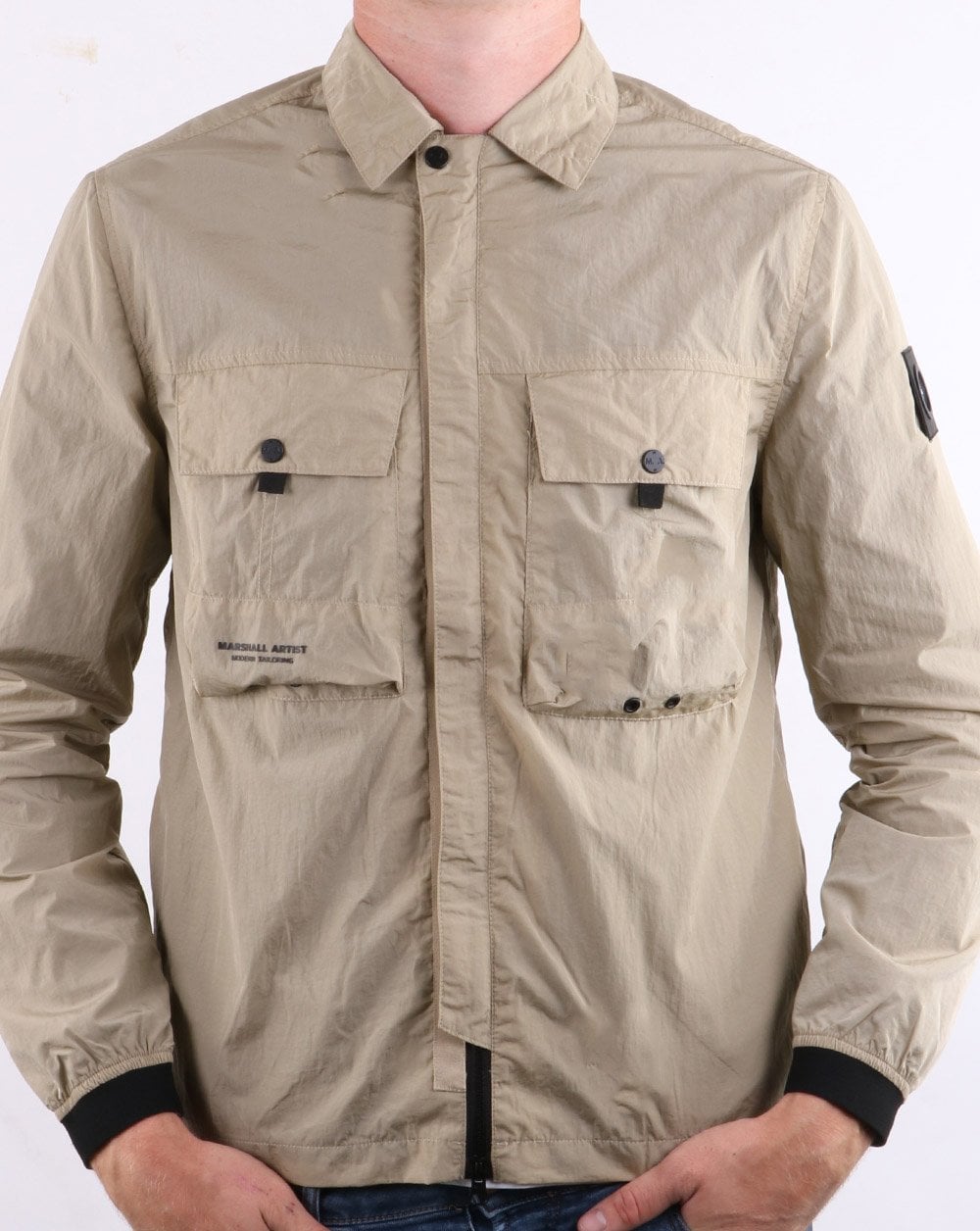 Marshall Artist Molecular Overshirt Stone