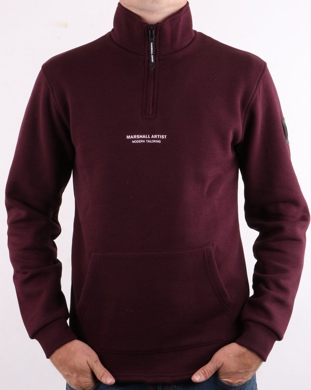 Marshall Artist Siren Half Zip Sweatshirt Fig