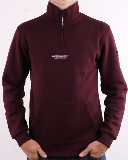 Marshall Artist Siren Half Zip Sweatshirt Fig