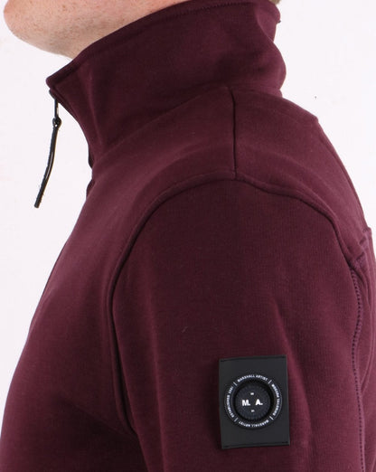 Marshall Artist Siren Half Zip Sweatshirt Fig
