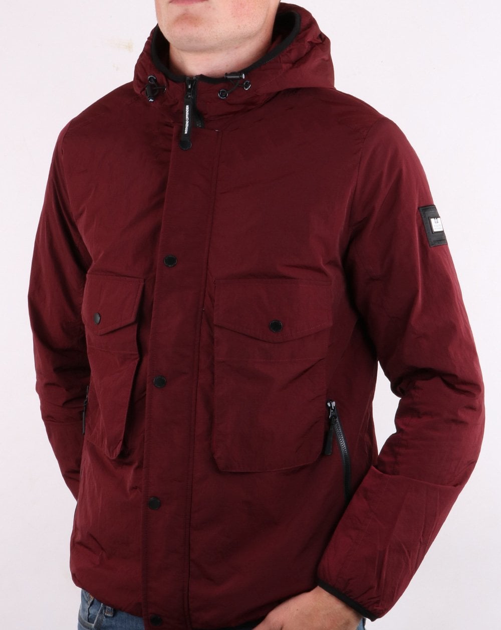 Weekend Offender Salinas Jacket Burgundy