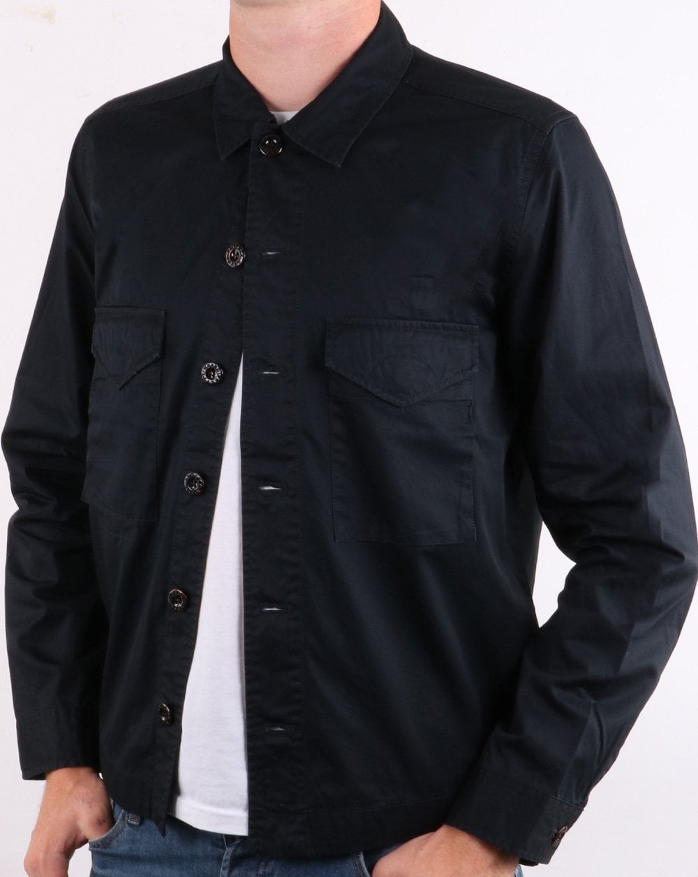 Pretty Green Overshirt Black