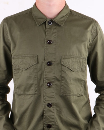 Pretty Green Overshirt Khaki