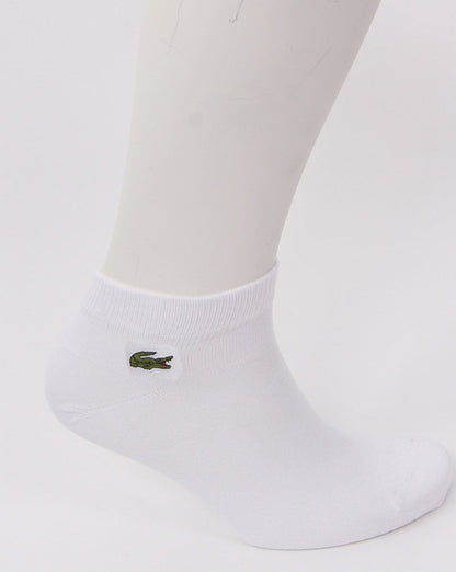 Lacoste Triple Pack Trainer Socks White